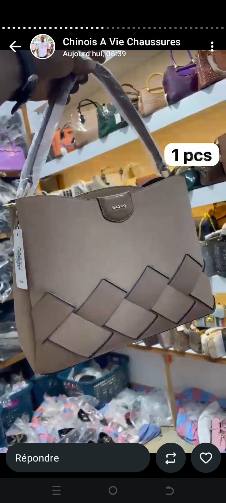 Vignette 2 : Sac de sortie moyen de bonne qualité